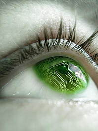 Web Design Green Eyeball image